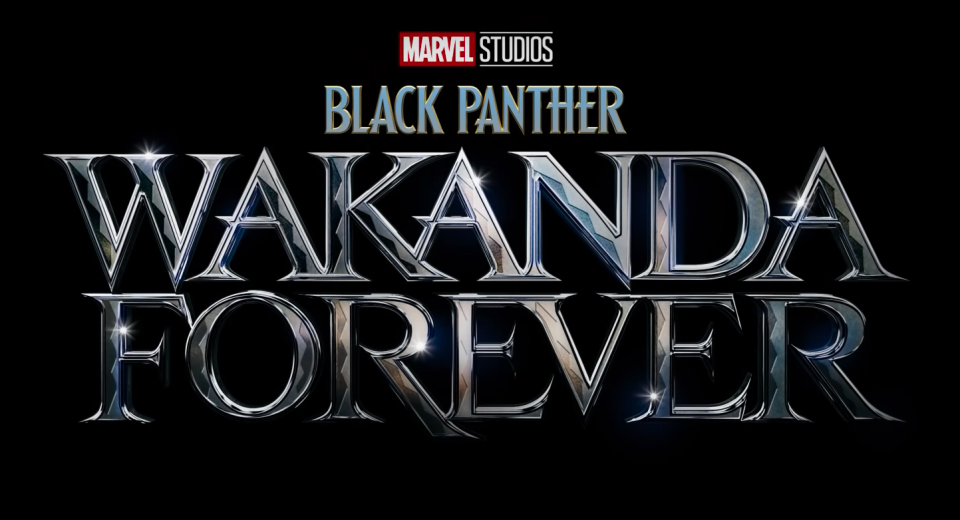 The title treatment for Black Panther: Wakanda Forever (2022)