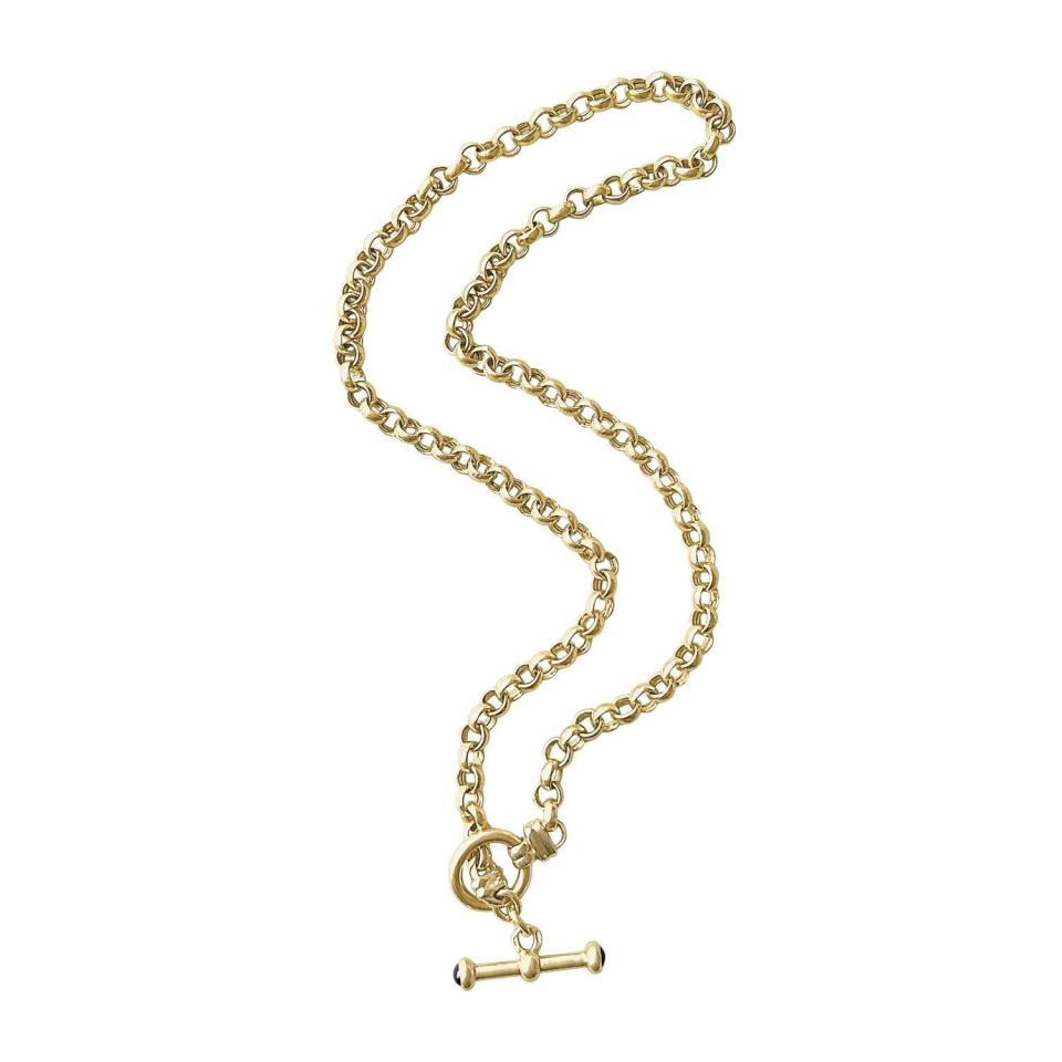 <p><a href="https://go.redirectingat.com?id=74968X1596630&url=https%3A%2F%2Ffewerfiner.com%2Fproducts%2Fvintage-gold-toggle-chain-necklace&sref=https%3A%2F%2Fwww.veranda.com%2Fluxury-lifestyle%2Fluxury-fashion-jewelry%2Fa60268618%2Fhow-to-shop-for-vintage-jewelry-flea-markets%2F" rel="nofollow noopener" target="_blank" data-ylk="slk:Shop Now;elm:context_link;itc:0;sec:content-canvas" class="link ">Shop Now</a></p><p>Vintage Gold Toggle Chain Necklace</p><p>fewerfiner.com</p><p>$2600.00</p>