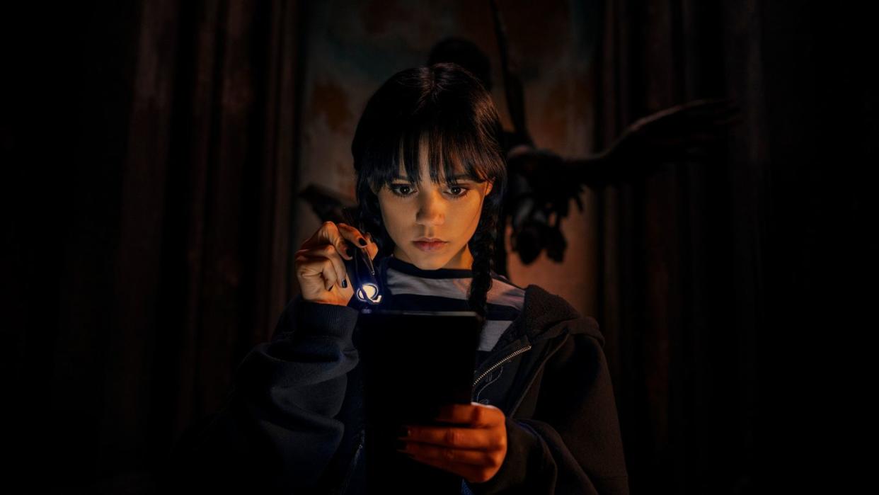 wednesday jenna ortega as wednesday addams