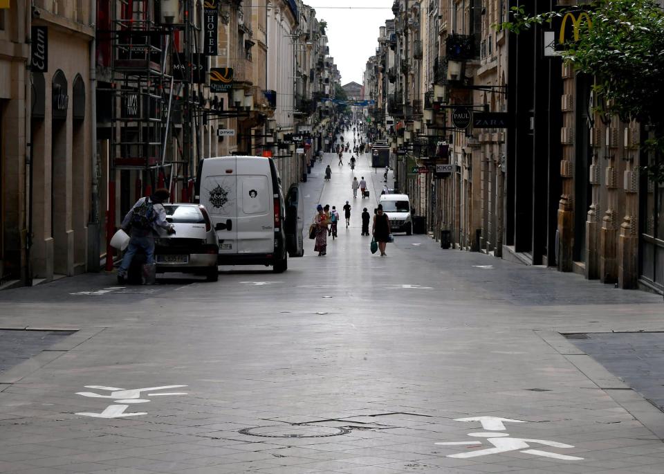 La rue Sainte Catherine, à Bordeaux. - GEORGES GOBET 