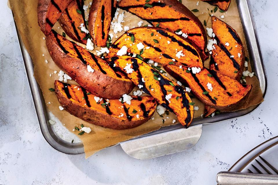 Grilled Sweet Potato Fries