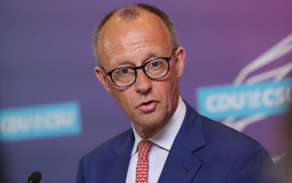 Friedrich Merz schließt einen Machtkampf mit Markus Söder um die Spitzenkandidatur der Union für die Bundestagswahl 2025 aus. (Bild: 2024 Getty Images/Sean Gallup)