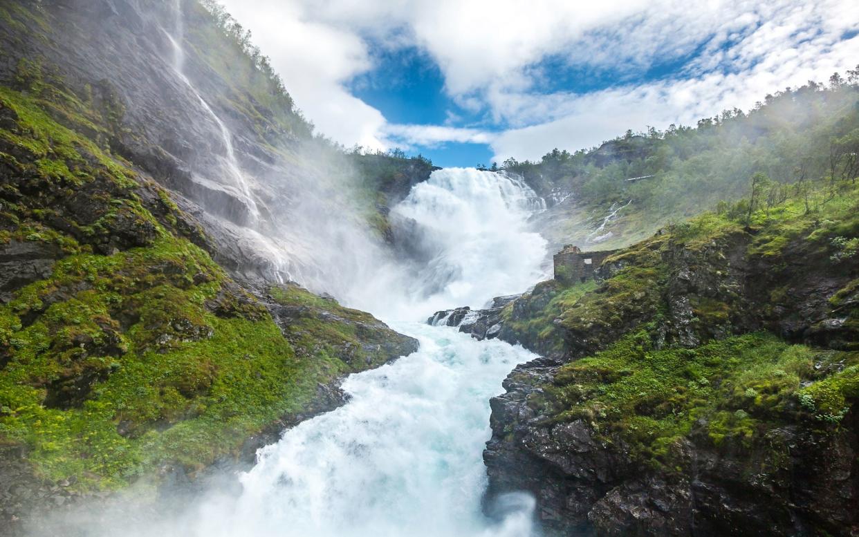 Passengers with limited time in port might prioritise a trip to Kjosfossen waterfall - Copyright Sasipa Muennuch