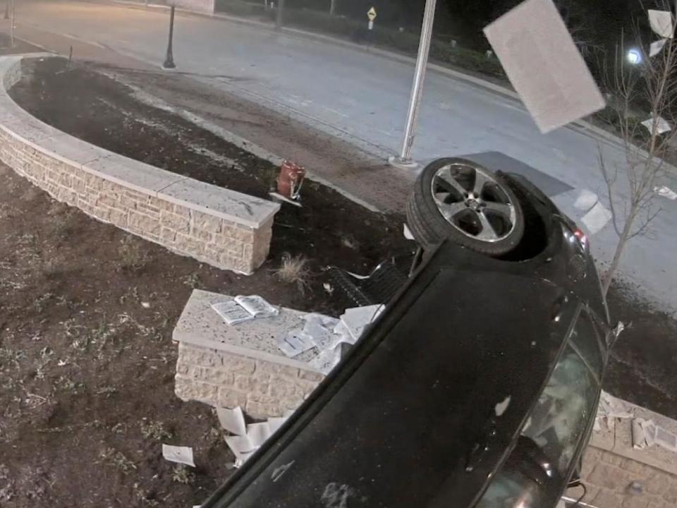 Man high on cocaine crashes into police station at 100mph