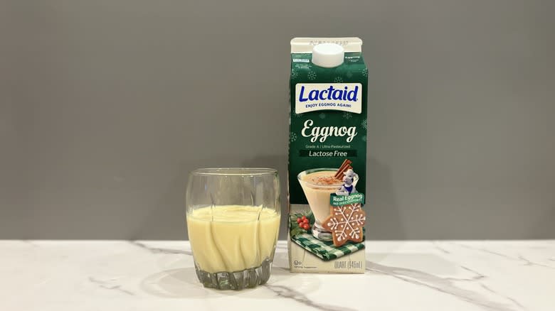 Lactose free Lactaid Eggnog