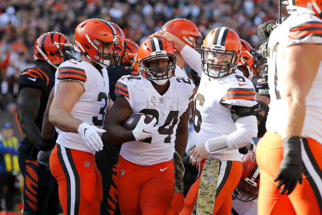 Watch: Former UGA star RB Nick Chubb's huge game for Browns