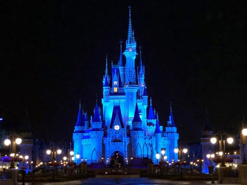 Cinderella Castle blue