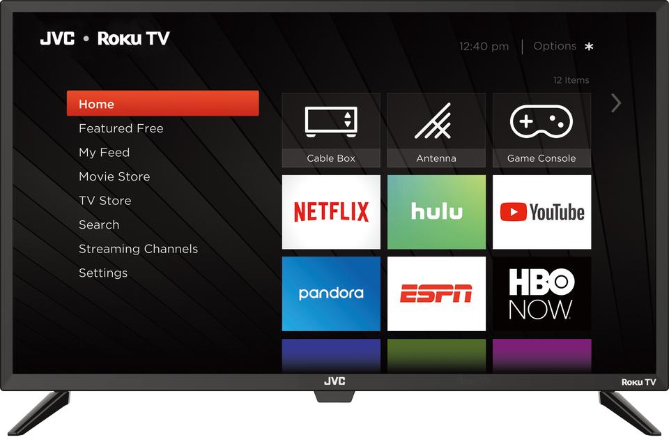 JVC and Roku teamed up for this HD TV. (Photo: Walmart)