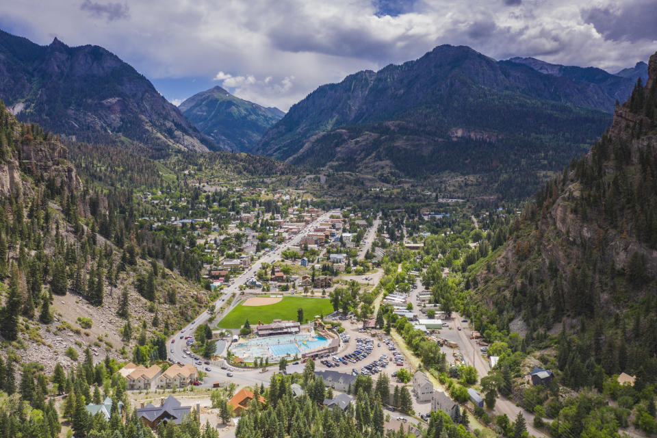 Small town in the mountains