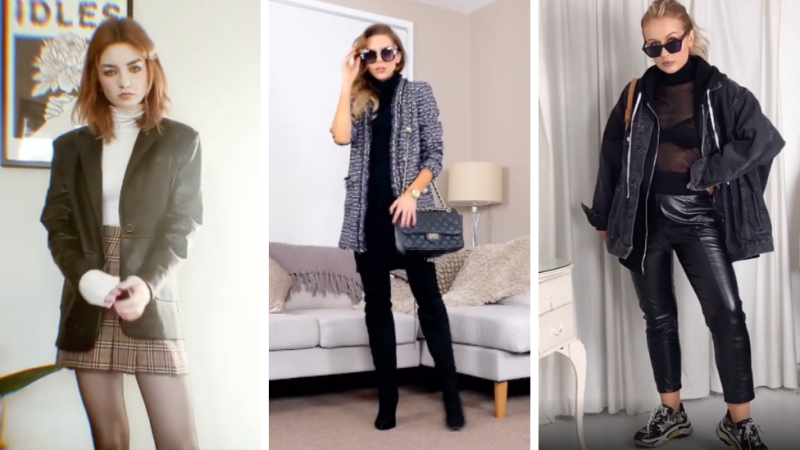 Viele Modeblogger haben begonnen, IGTV zu nutzen, um für ihre Follower Zeitraffer-Styling-Videos zu produzieren. Quelle: Instagram/Hannah Louise/Laura Blair/Amy Shaw