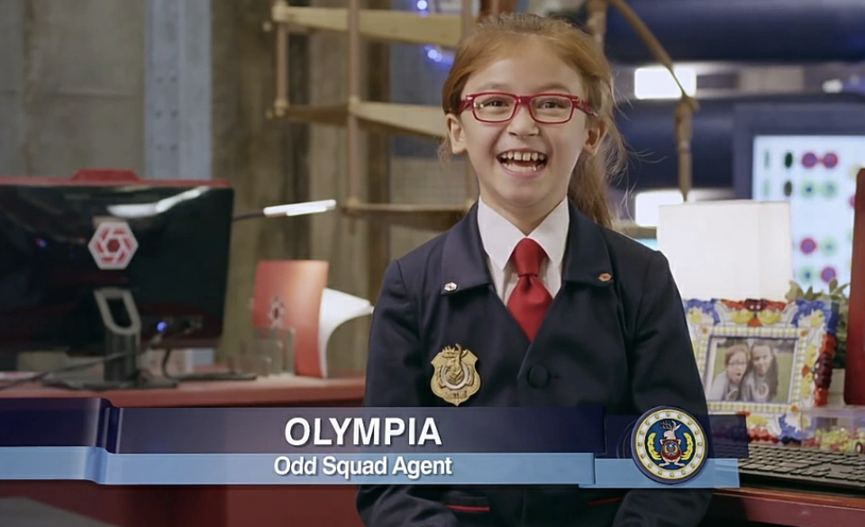 Cathcart as Agent Olympia
