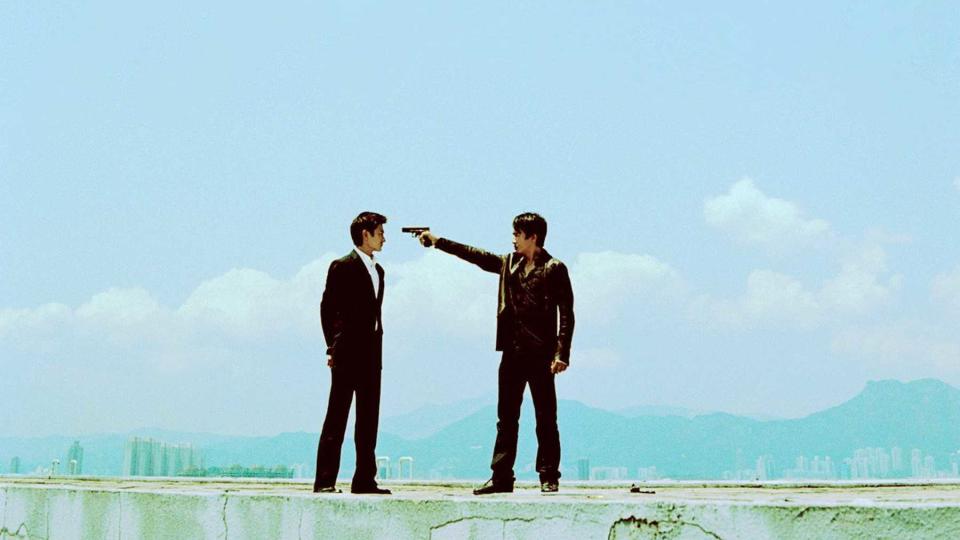 Andy Lau and Tony Leung in 'Infernal Affairs' (credit: Basic Pictures)