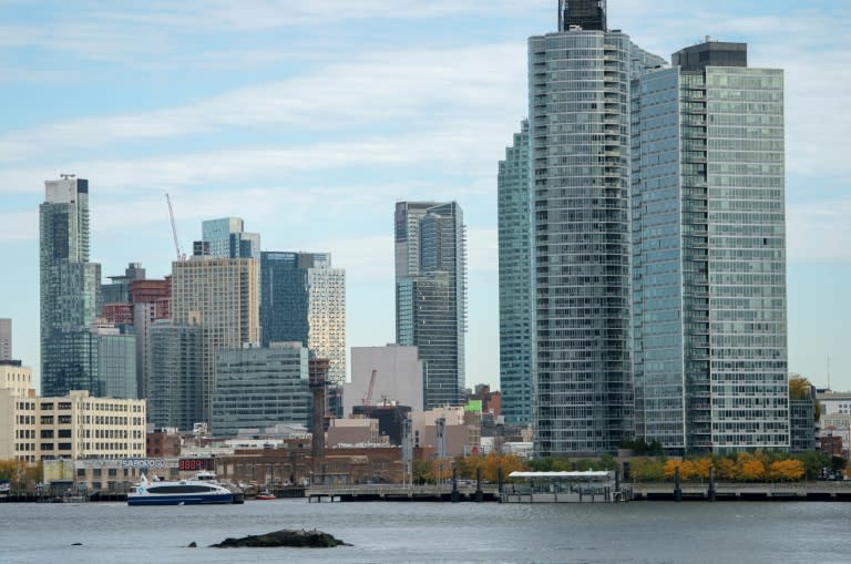 A view of Long Island City in the Queens borough of New York -- it could be the new home of a satellite headquarters for Amazon