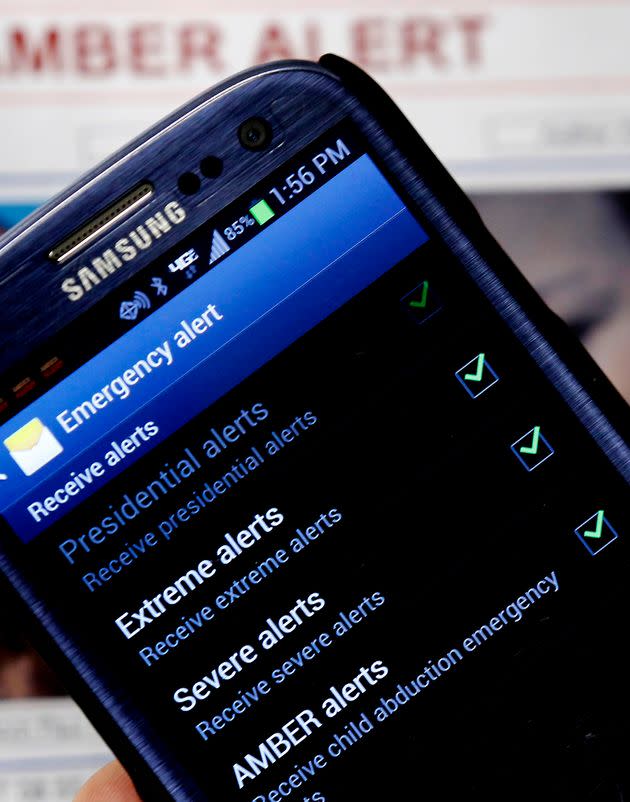 The national Amber Alert system automatically sends alerts to millions of cellphones when a report is issued in their area.