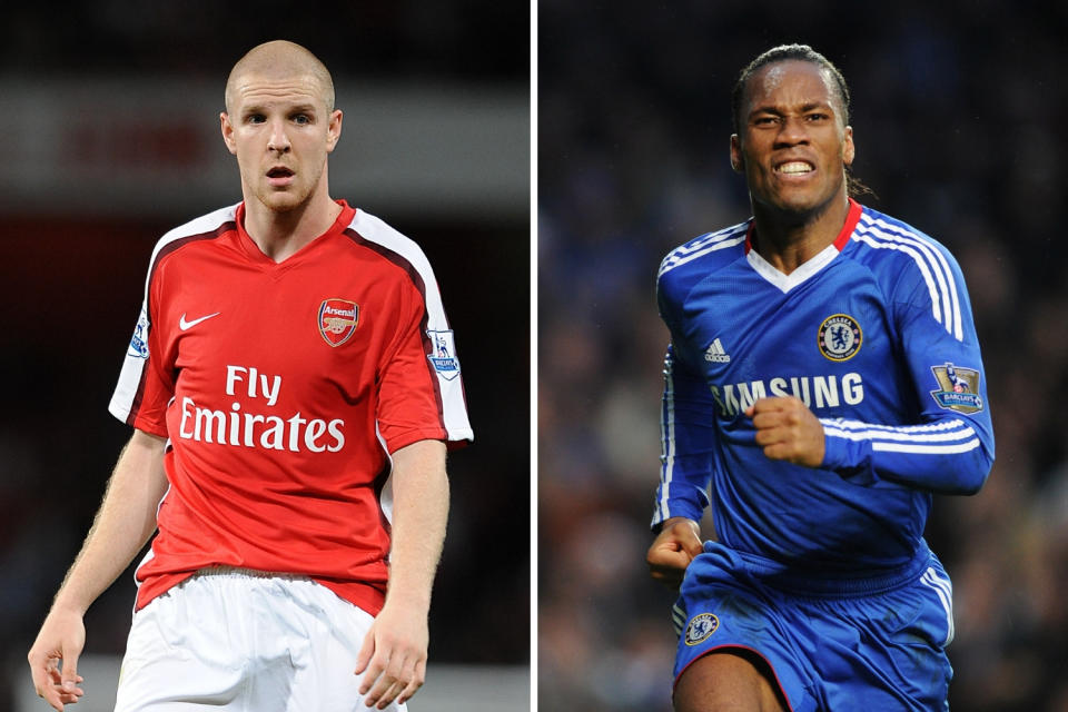 Philippe Senderos did not enjoy coming up against Didier Drogba