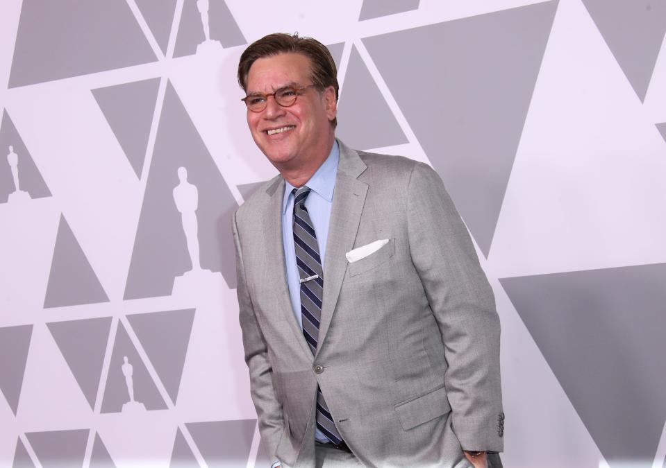 Aaron Sorkin at the 2018 Oscars.