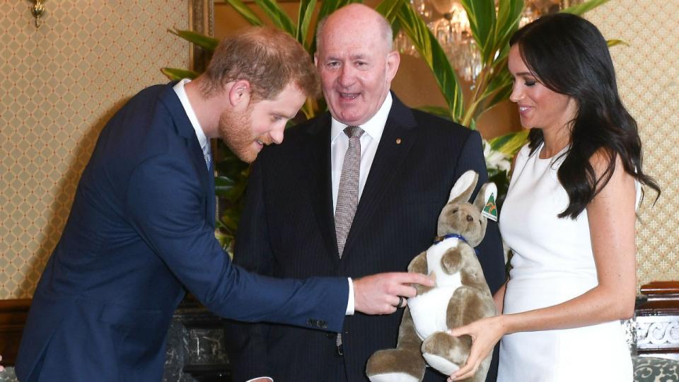 The Duke and Duchess of Sussex were gifted with many special tokens for their future child while in Australia.