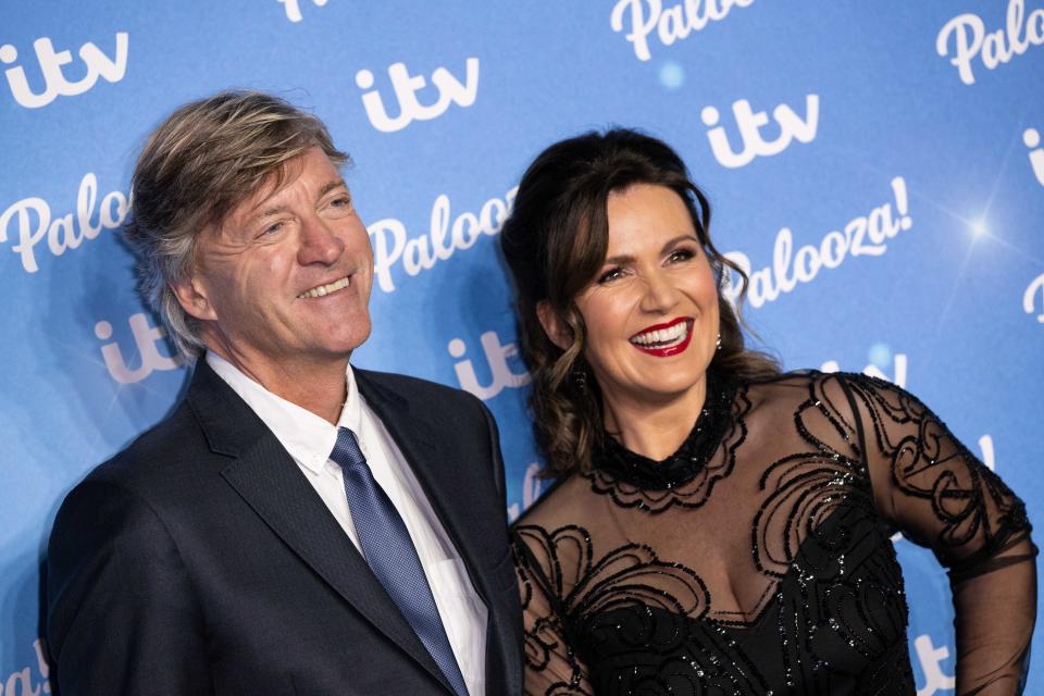 LONDON, ENGLAND - NOVEMBER 15: (L-R) Richard Madeley and Susanna Reid attend the ITV Palooza 2022 on November 15, 2022 in London, England. (Photo by Jeff Spicer/Getty Images)