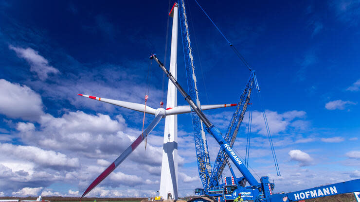 Der deutsche Windmarkt bleibt auf niedrigem Niveau.  Foto: dpa