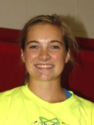 Lindsey Peterson suffered a freak season-ending injury last month -- school photo