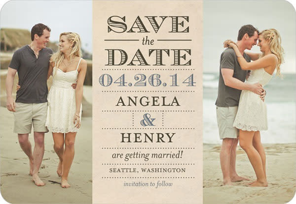 wedding save the date