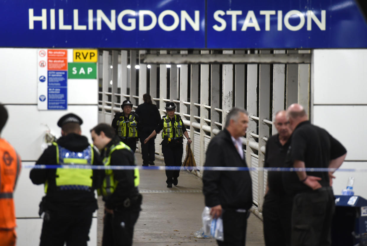 Tashan Daniel died at Hillingdon Station (Picture: PA)