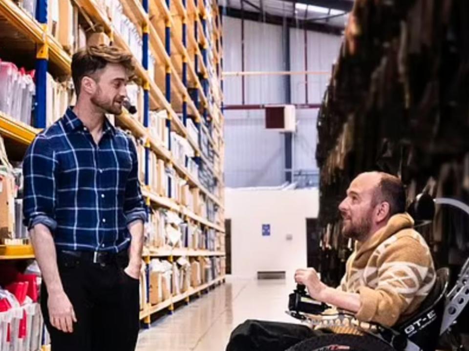 Daniel Radcliffe and David Holmes in new documentary ‘The Boy Who Lived’ (NOW)