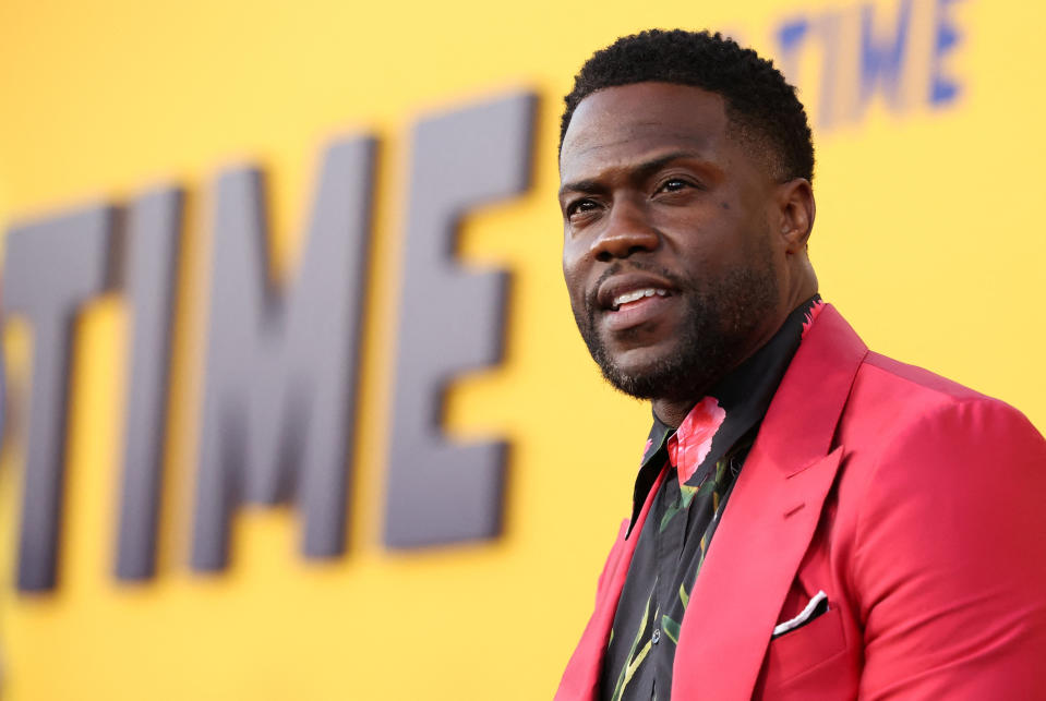 Cast member Kevin Hart attends a premiere for the film 