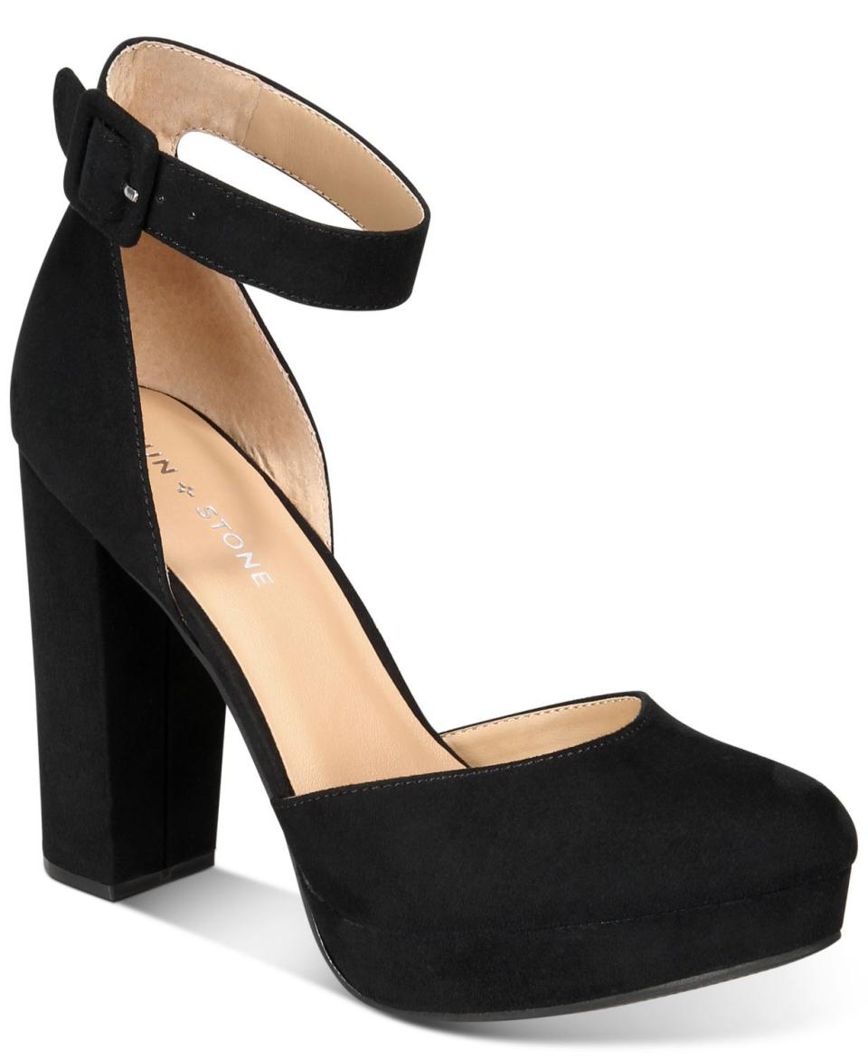 Estrella Block-Heel Pumps