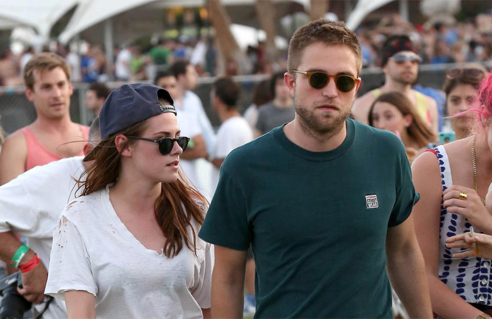 Kristen Stewart and Robert Pattinson in 2013 when they were dating credit:Bang Showbiz