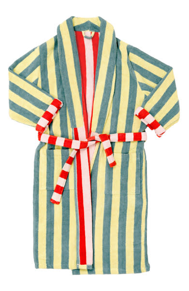 Dusen Dusen Stripe Cotton Bathrobe