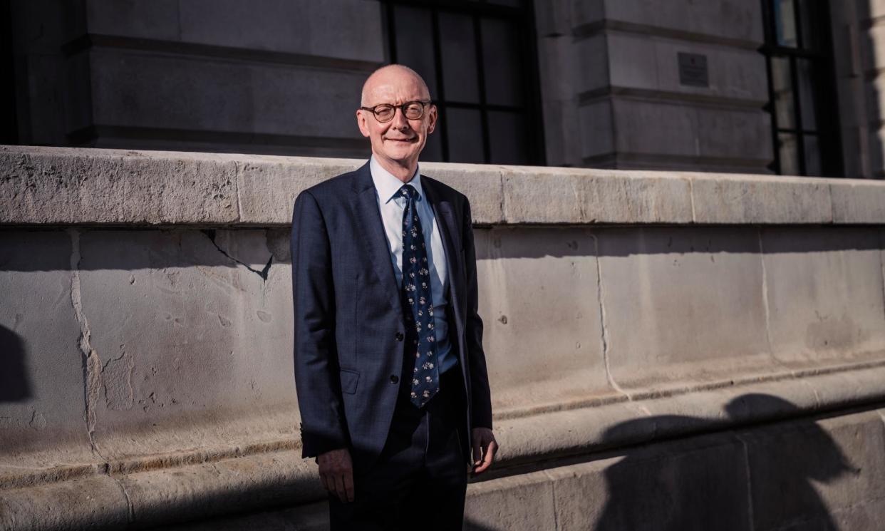 <span>Pat McFadden says Labour’s downbeat tone on the economy is not ‘the beginning and the end of how we look at the country’.</span><span>Photograph: Sarah Lee/The Guardian</span>