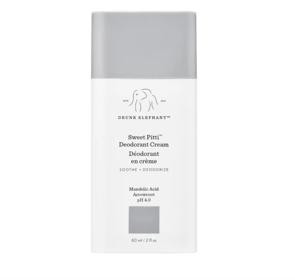 <p><a href="https://go.redirectingat.com?id=74968X1596630&url=https%3A%2F%2Fwww.sephora.com%2Fproduct%2Fdrunk-elephant-sweet-pitti-deodorant-cream-P457685&sref=https%3A%2F%2Fwww.womenshealthmag.com%2Fbeauty%2Fg36041545%2Fbest-aluminum-free-deodorants%2F" rel="nofollow noopener" target="_blank" data-ylk="slk:Shop Now;elm:context_link;itc:0;sec:content-canvas" class="link ">Shop Now</a></p><p>Sweet Pitti™ Deodorant Cream</p><p>sephora.com</p><p>$16.00</p>