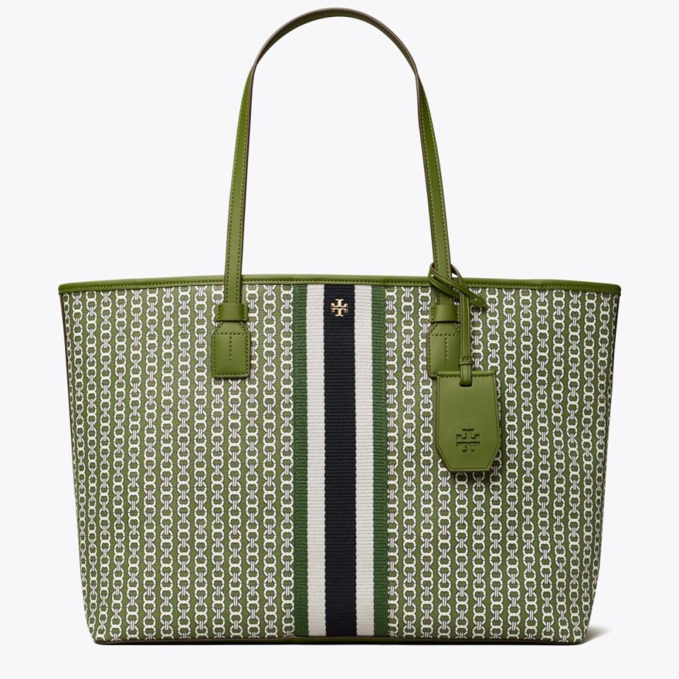 GEMINI LINK CANVAS TOP-ZIP TOTE BAG