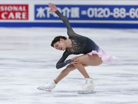 Figure Skating - ISU World Championships 2017 - Ladies Free Skating - Helsinki, Finland - 31/3/17 - Evgenia Medvedeva of Russia competes. REUTERS/Grigory Dukor