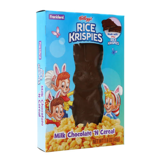 <p><a href="https://go.redirectingat.com?id=74968X1596630&url=https%3A%2F%2Fwww.fivebelow.com%2Fproducts%2Fkellogg-s-rice-krispies-chocolate-bunny-16oz%3Ffeatures%253Aenable%3Dhide_user_registration%26ogmap%3DSEM%257CSHP%257CGOOG%257C%257C%257CMULTI%257C%257CSITEWIDE%257C%257C%257Bcampaign_name%257D%257C%257Badgroup%257D%257C%257C15457816250%257C144595485103%26gclid%3DCjwKCAiA85efBhBbEiwAD7oLQMn07hGj94kV00ZIzgjqUeYMcpi2dW0trK6BISoWp1BmRaCTZsK_khoCP50QAvD_BwE&sref=https%3A%2F%2Fwww.thepioneerwoman.com%2Ffood-cooking%2Fg35452335%2Fbest-chocolate-bunnies%2F" rel="nofollow noopener" target="_blank" data-ylk="slk:Shop Now;elm:context_link;itc:0;sec:content-canvas" class="link rapid-noclick-resp">Shop Now</a></p><p>Rice Krispies Cereal 'N Chocolate Bunny</p><p>fivebelow.com</p><p>$1.50</p><span class="copyright">Five Below</span>