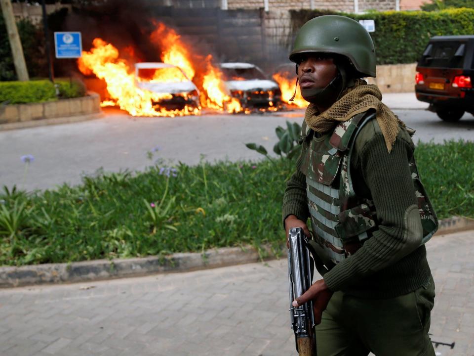 Nairobi attack: Death toll rises to 21 after terror assault at hotel complex in Kenya capital