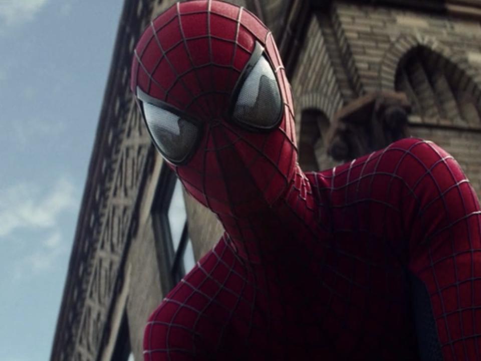 Andrew Garfield as Spider-Man in "The Amazing Spider-Man 2."