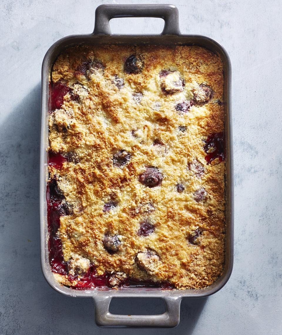 Cherry Coconut Dump Cake