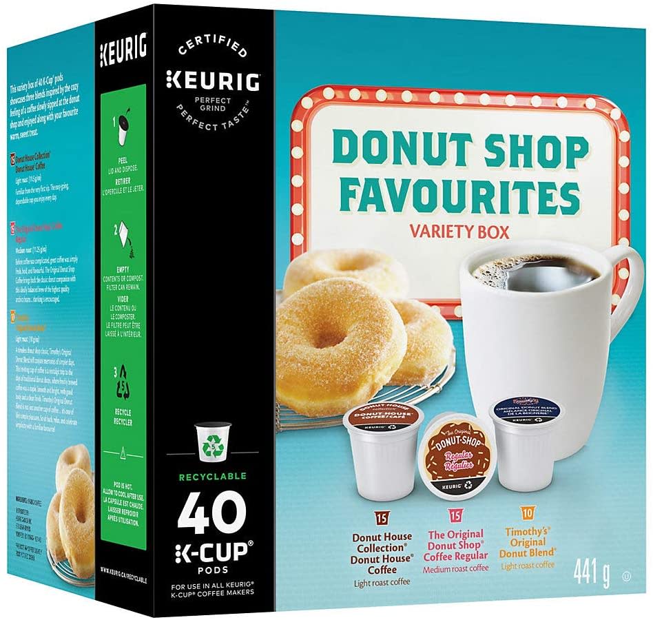 Donut Shop Variety Box Keurig K-Cup Pods  