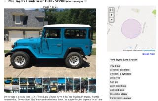 Craigslist ad