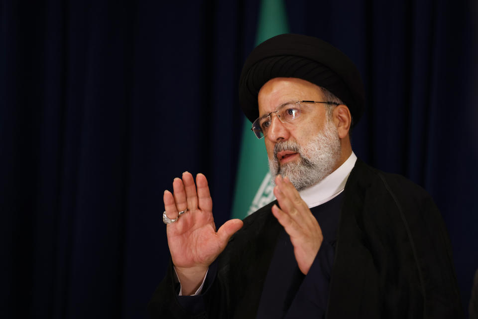 伊朗總統萊希被懷疑是哈瑪斯發動襲擊的幕後指使者。（圖／美聯社）