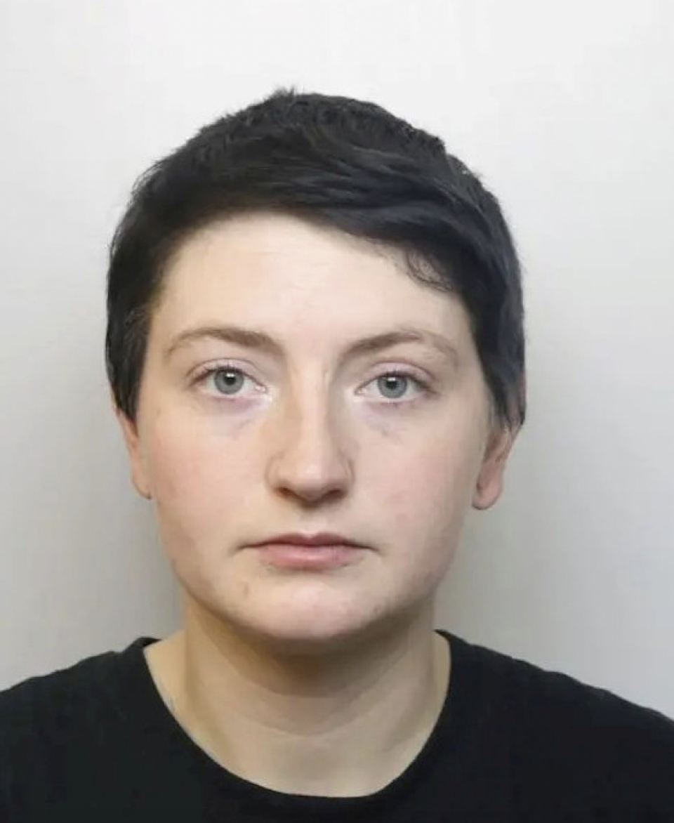 Francesca Horn was jailed for five years and 10 months for rioting in Bristol. (SWNS)