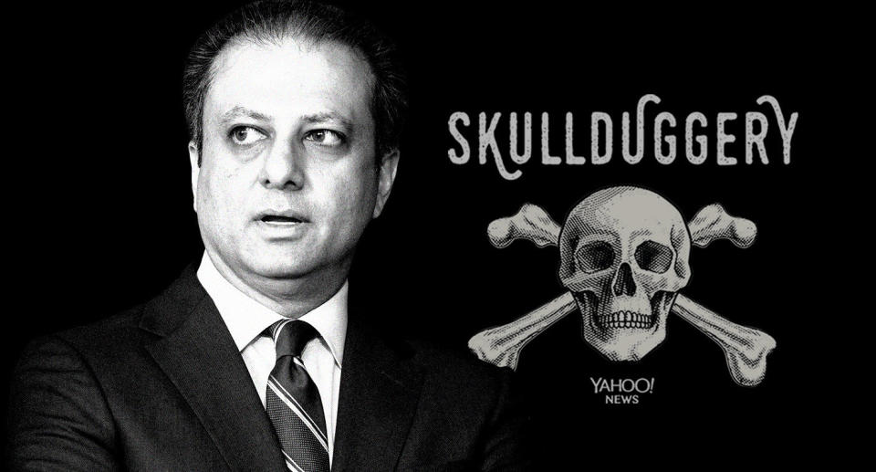 Preet Bharara. (Photo illustration: Yahoo News; photo: AP)