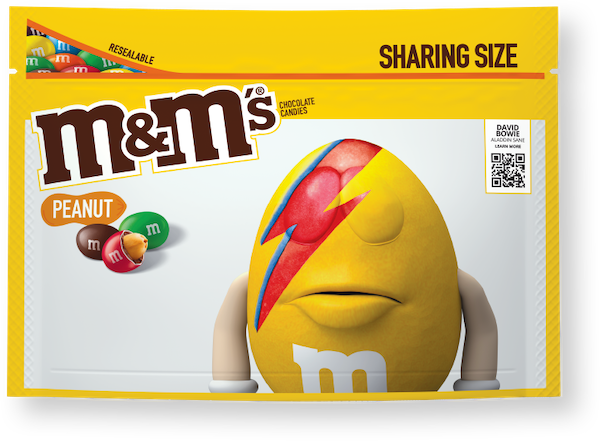 New M&M's Bags Pay Tribute to Iconic Album Covers