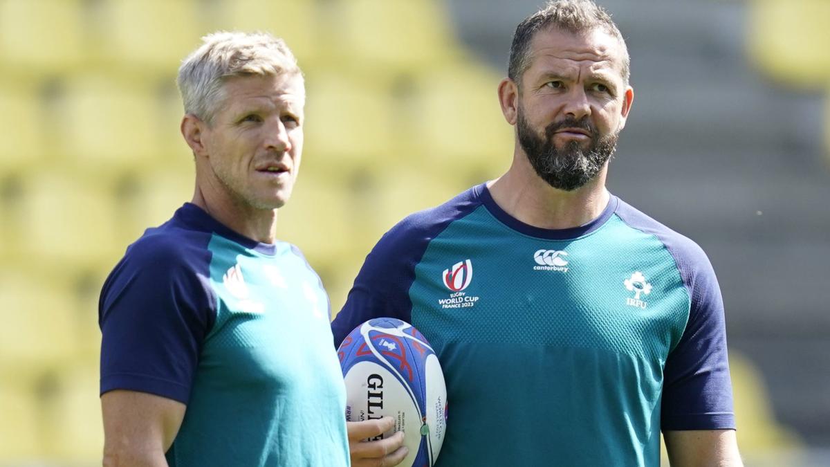 Simon Easterby set to fill in for Andy Farrell as Ireland coach on interim basis