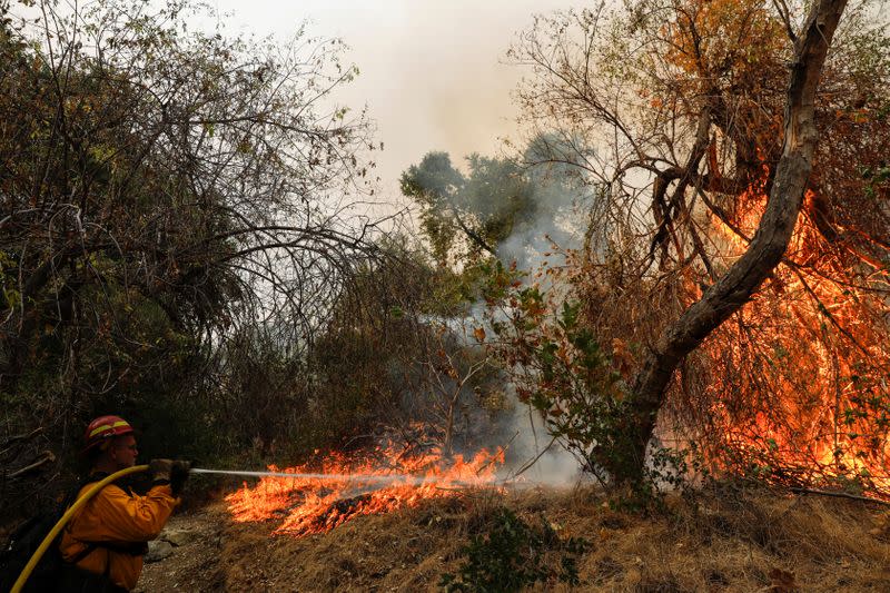 Wildfires continues in California