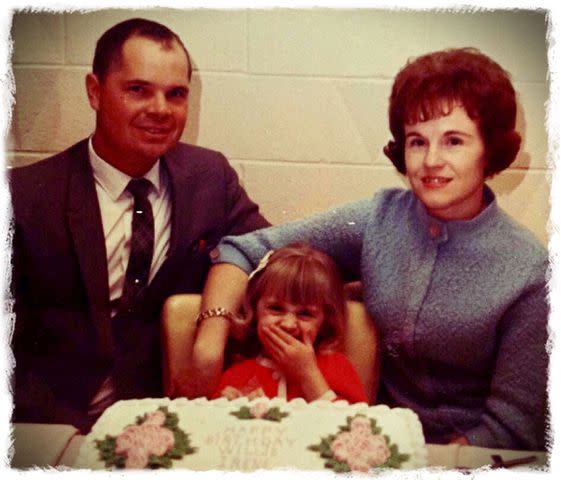 <p>Courtesy of Charlotte Wilson</p> An archival photo of William and Irene Masters with their youngest daughter Charlotte