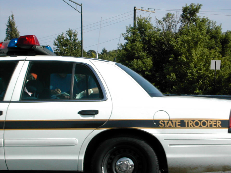 Pennsylvania state trooper car