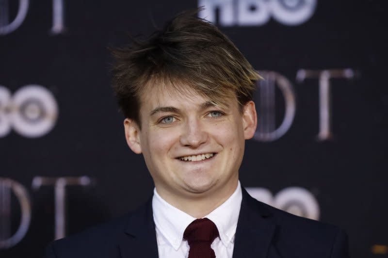 Jack Gleeson attends the "Game of Thrones" Season 8 premiere in 2019. File Photo by John Angelillo/UPI